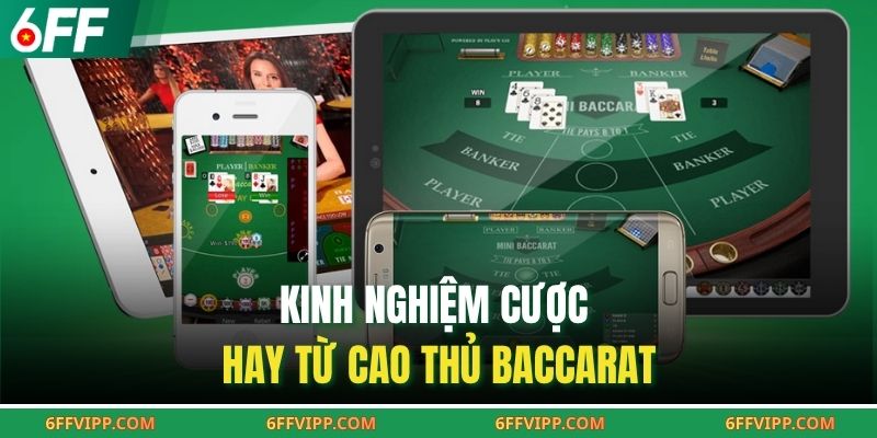 Kinh nghiệm cược hay từ cao thủ baccarat 